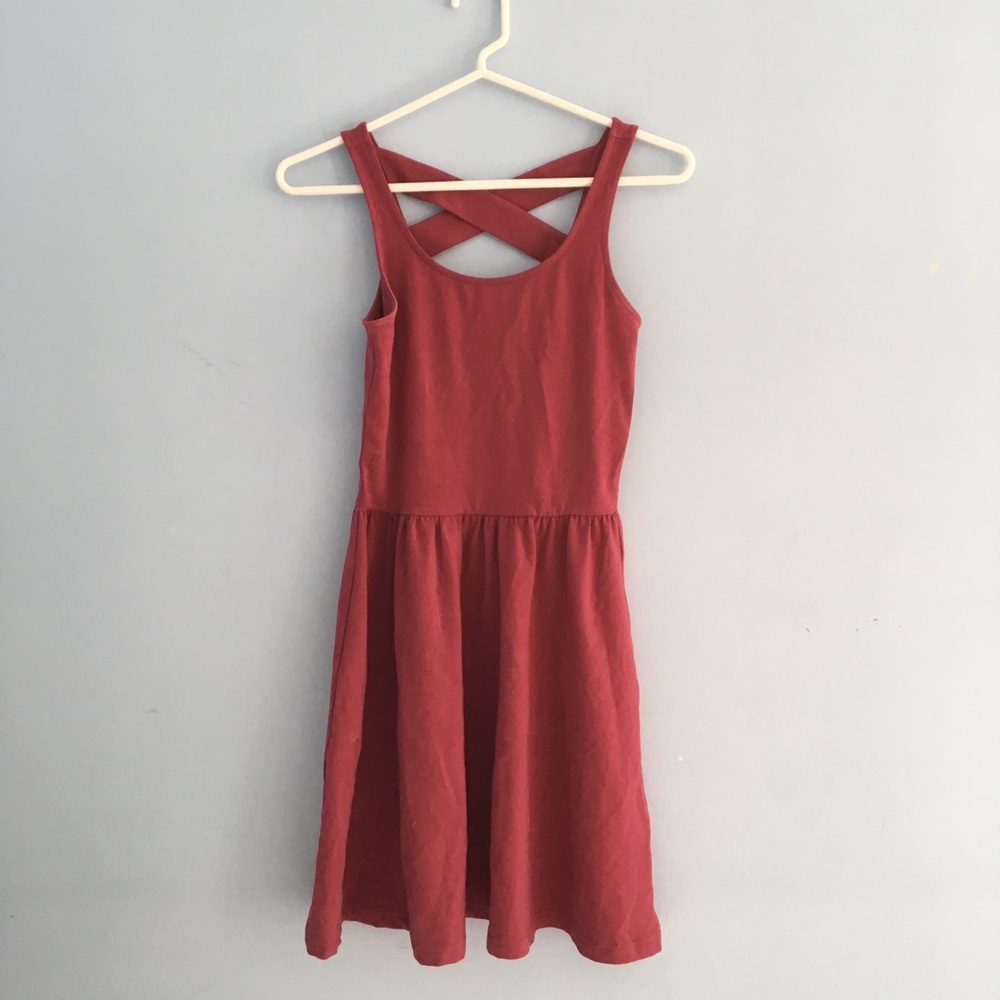 Crossed Skater Dress - Picture 1 of 3